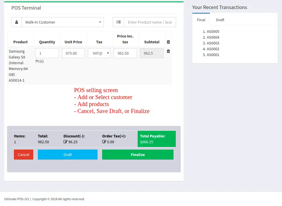 Ultimate POS - 最佳ERP、库存管理、销售点和开票应用 + 插件 v6.2 NULLED
