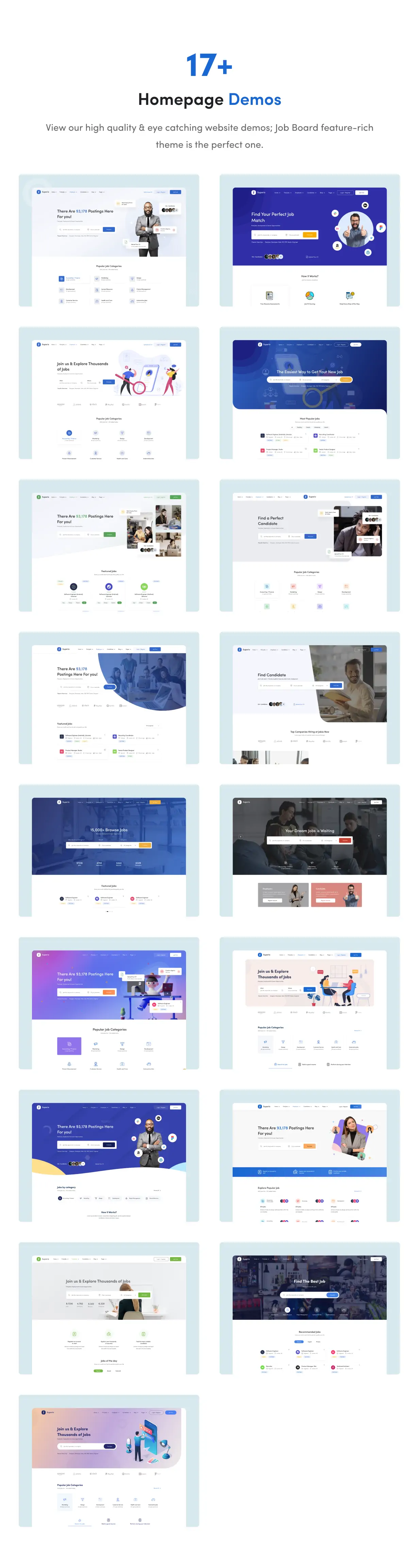 Superio求职招聘网站主题 - Job Board WordPress Theme v1.3.16