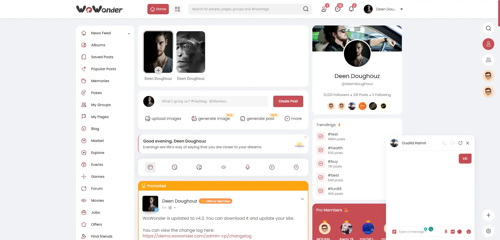 wowonder is complete nulled v4.3.4 完整破解版