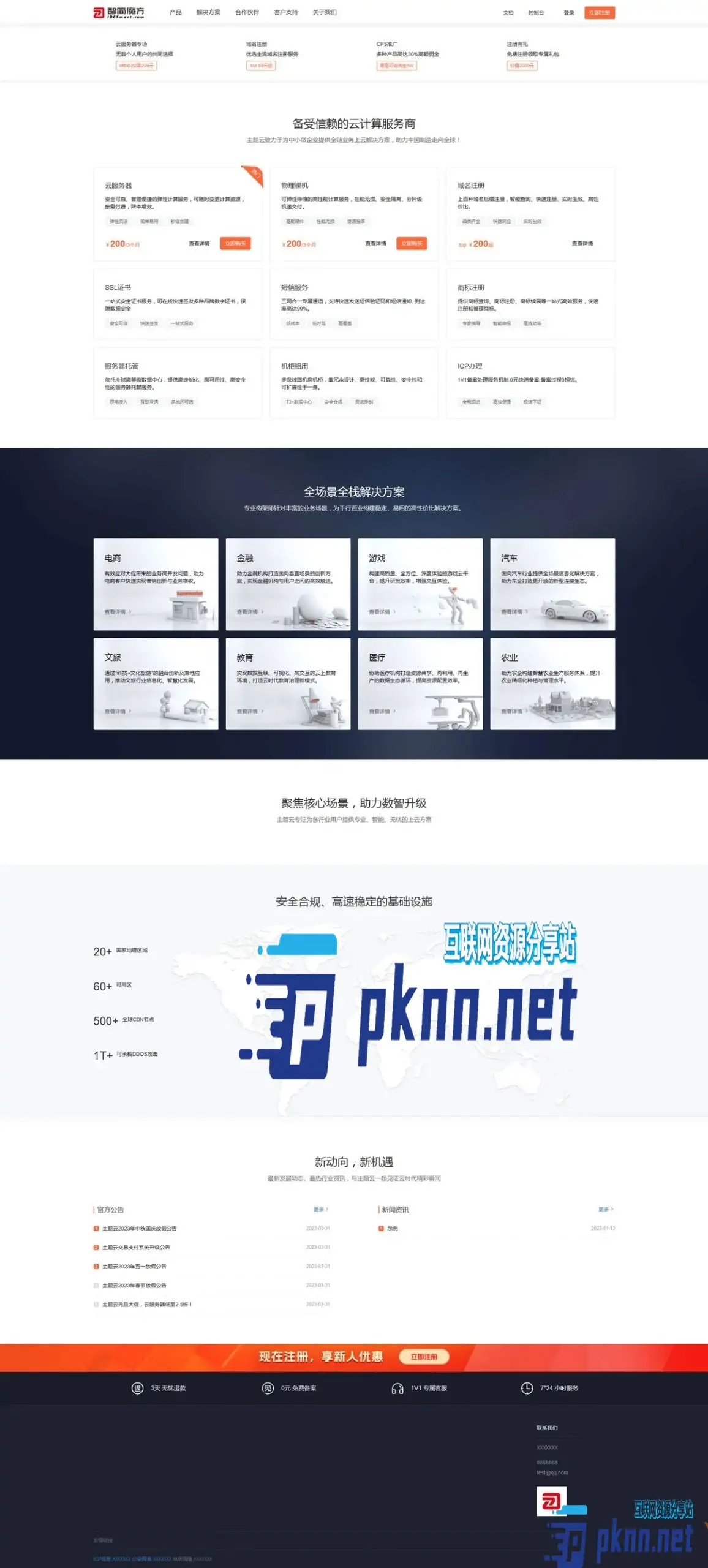 智简魔方业务管理系统v10 好用的IDC业务管理软件