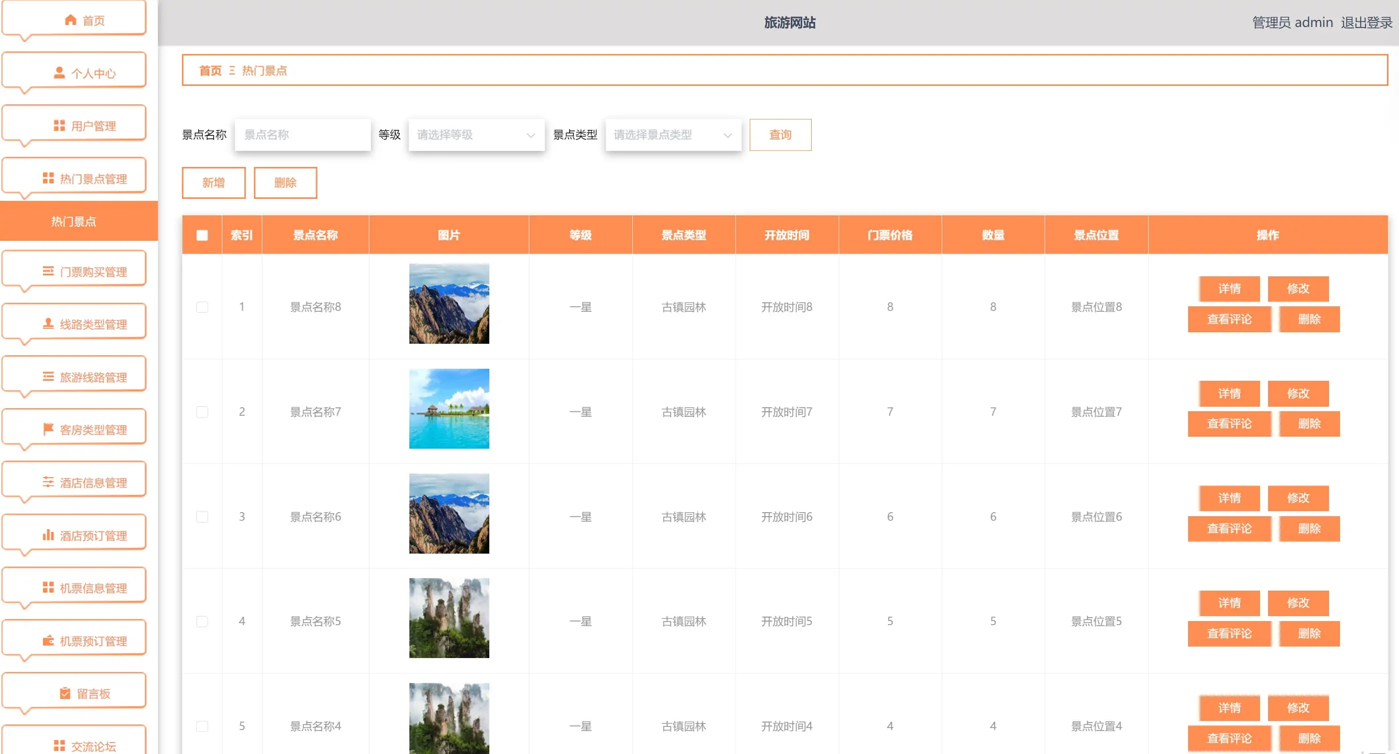 springboot vue旅游信息管理系统java源码送部署视频万字文档