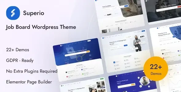 Superio求职招聘网站主题 - Job Board WordPress Theme v1.3.16