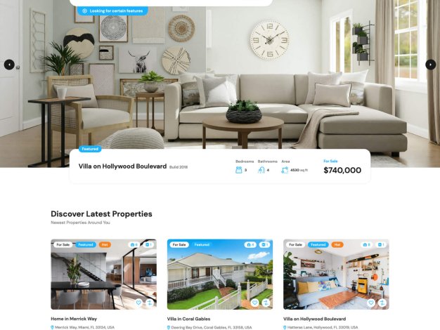 RealHomes 4.3.4 – 租房卖房网站源码 房地产销售官网WordPress 主题开心版本